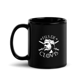 Alternative view of Mug noir Fils de Clovis Classique