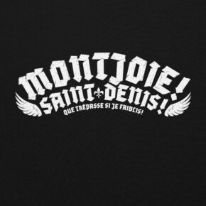 Alternative view of Sweatshirt capuche Montjoie Saint Denis Devise