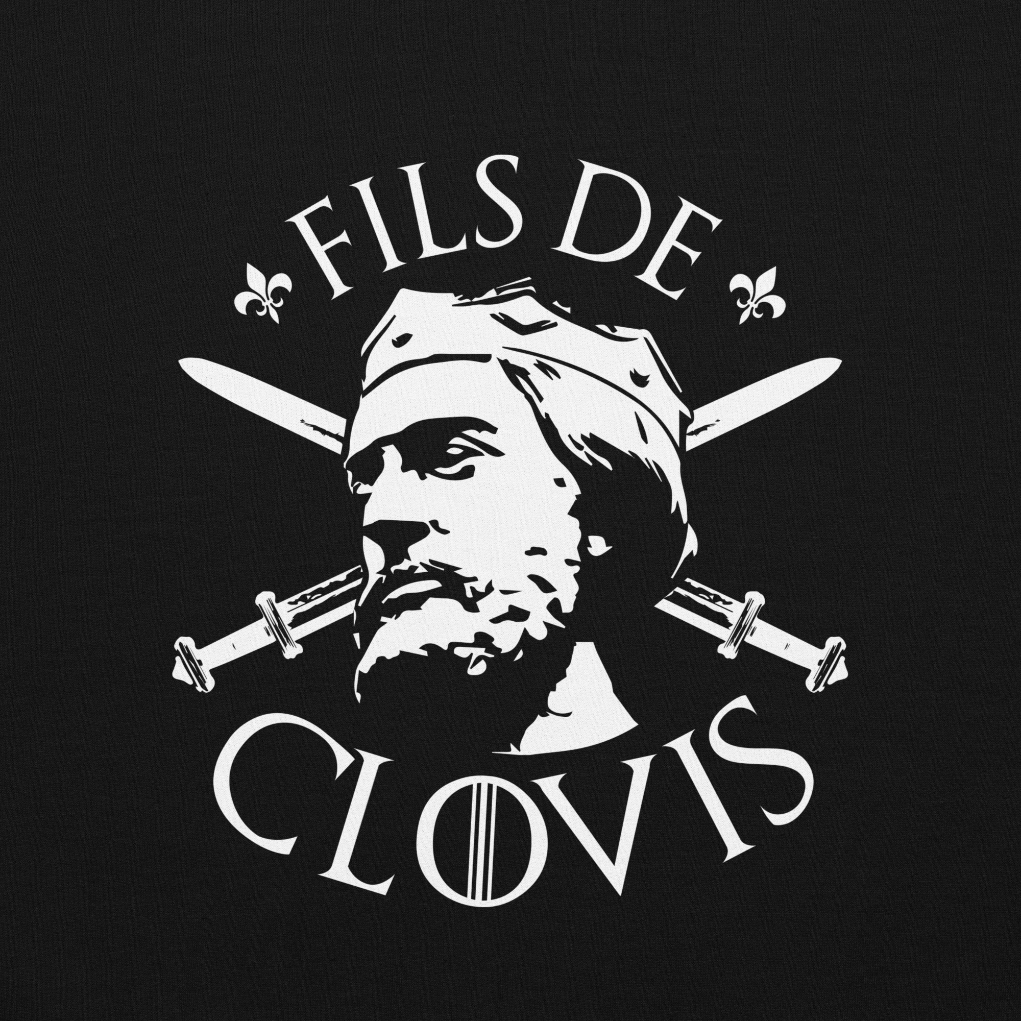 Sweatshirt capuche Fils de Clovis Classique – Image 2