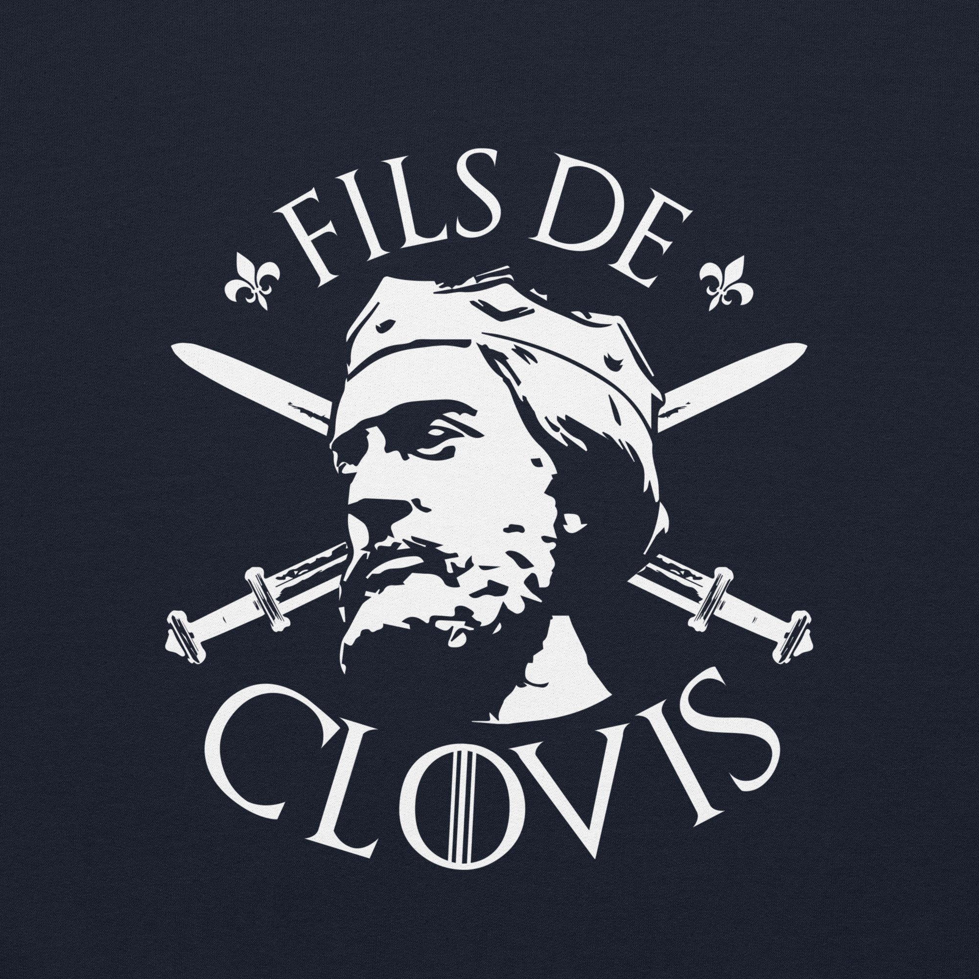 Sweatshirt capuche Fils de Clovis Classique – Image 4
