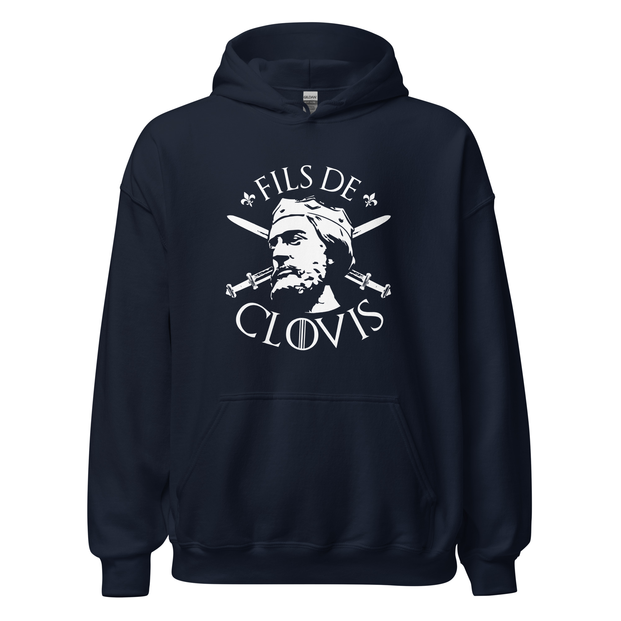 Sweatshirt capuche Fils de Clovis Classique – Image 3