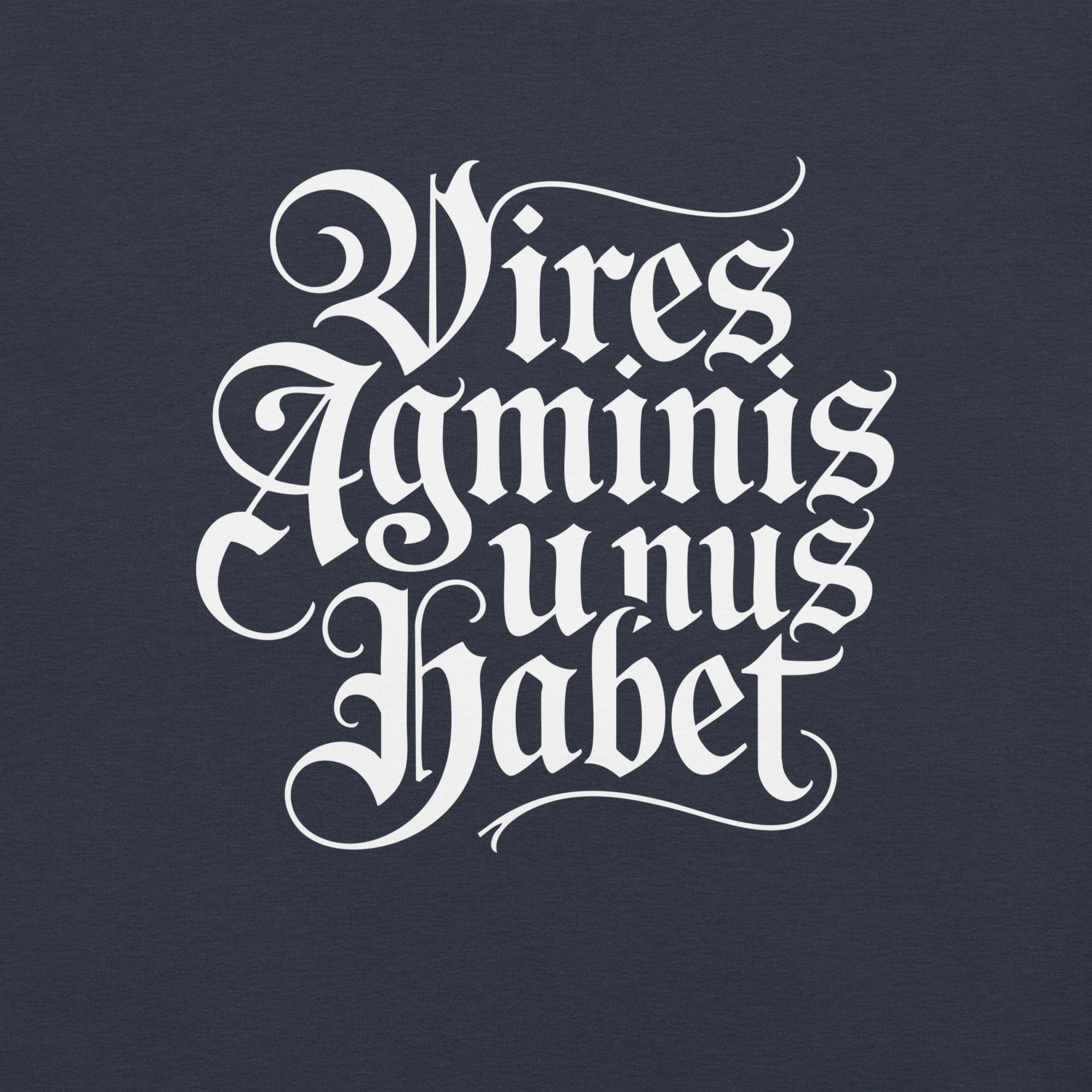 Tshirt Vires agminis unus habet – Image 6
