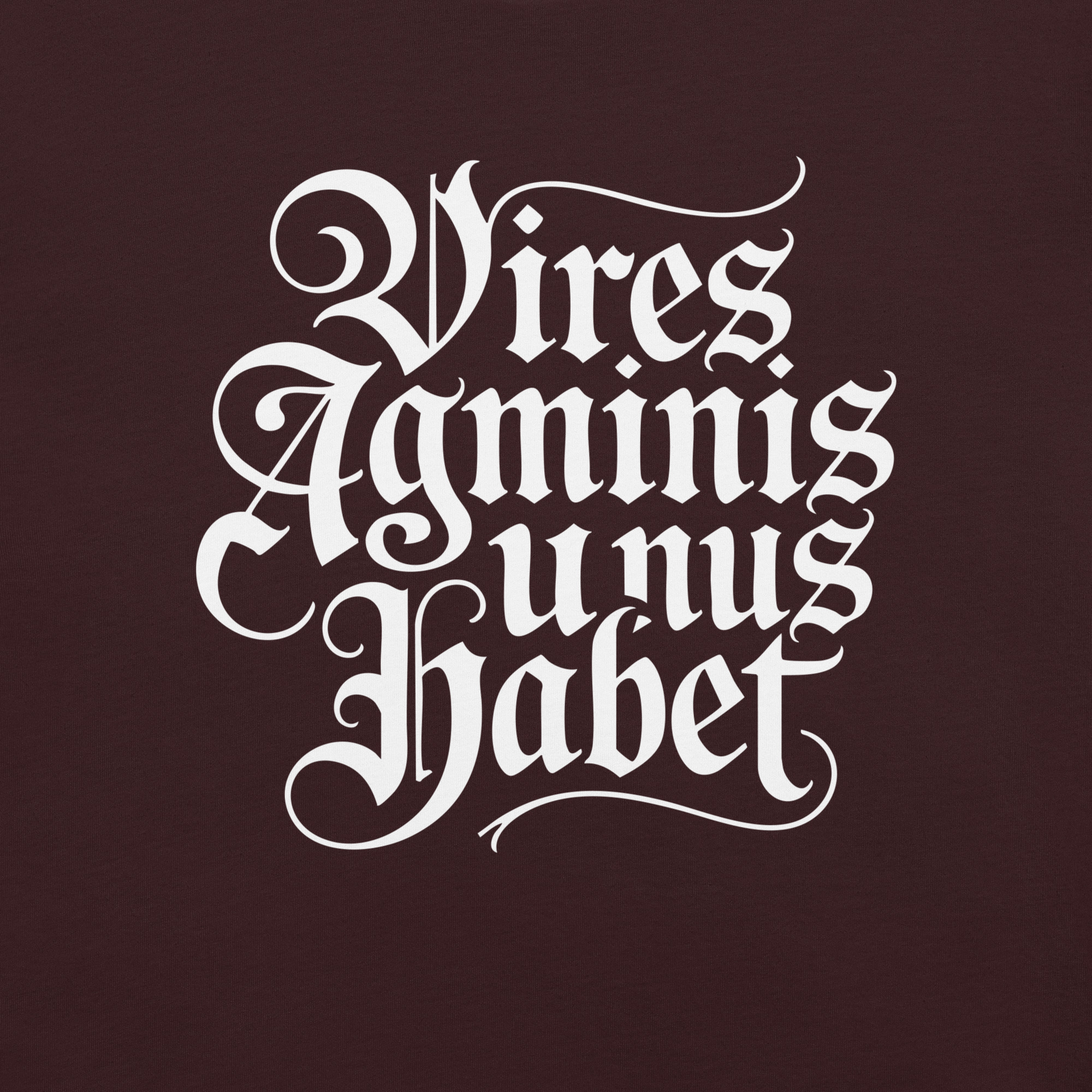 Tshirt Vires agminis unus habet – Image 4