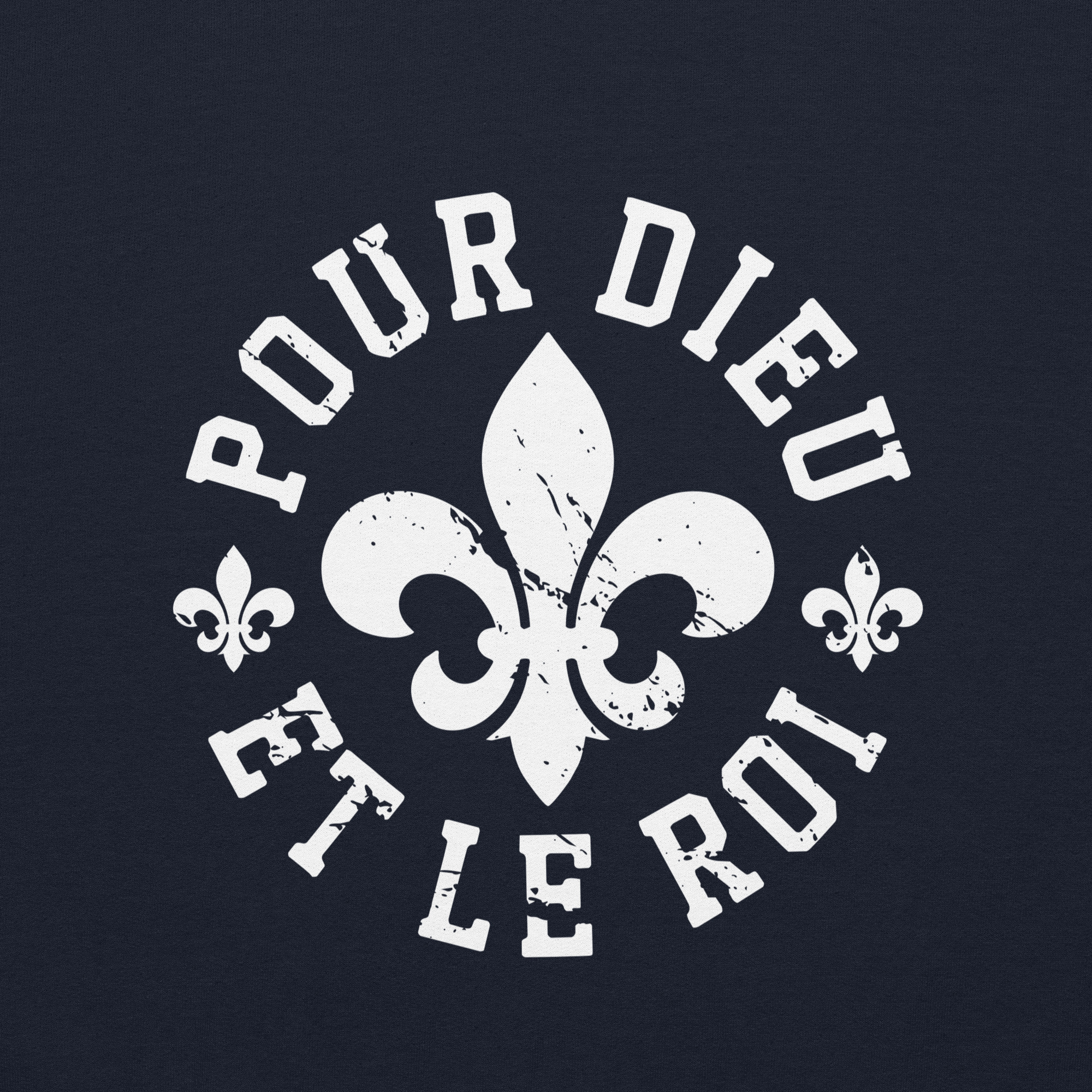Sweatshirt capuche Fleur de Lys - Pour dieu et le roi – Image 4