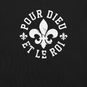 Alternative view of Tshirt Fleur de Lys - Pour dieu et le roi