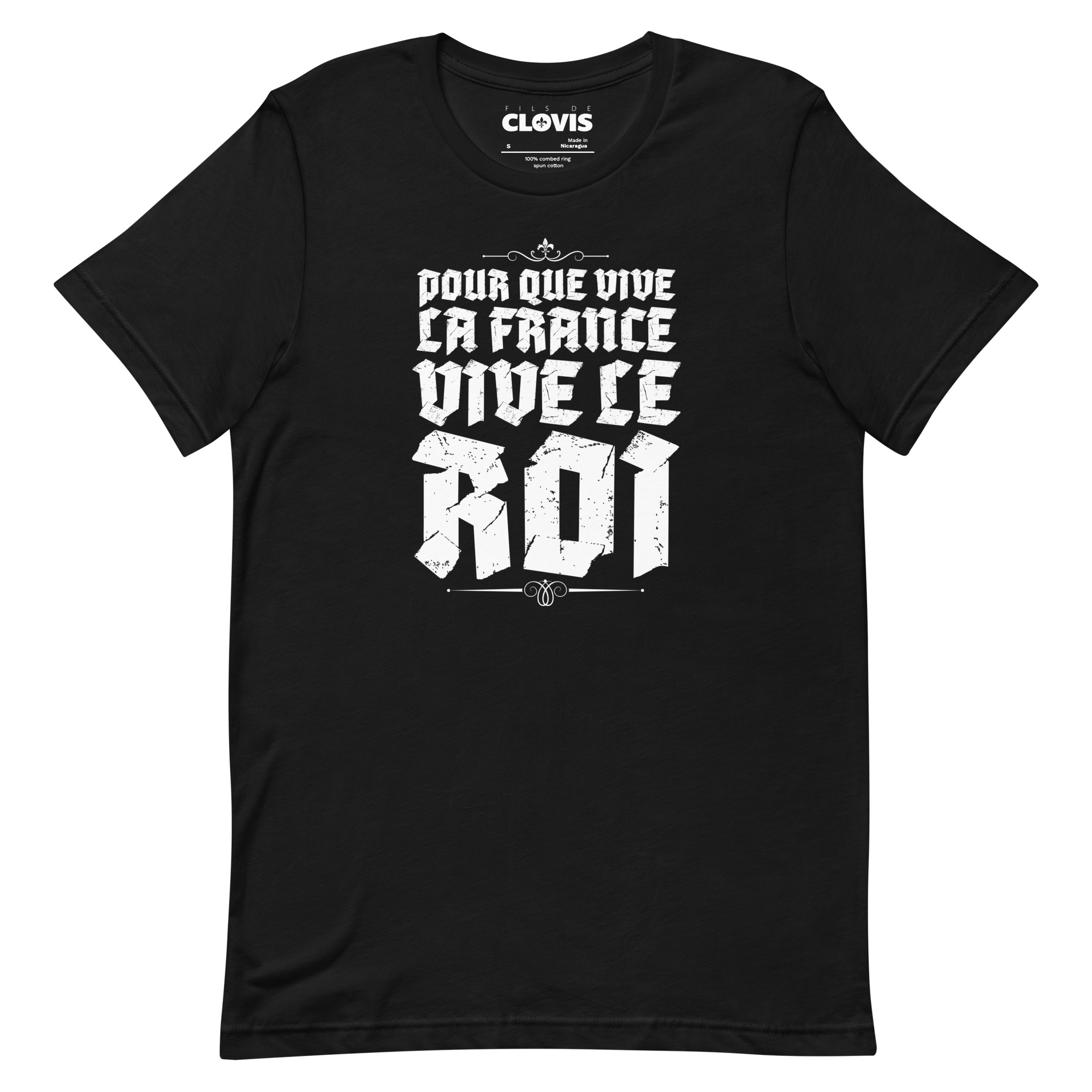 Tshirt Pour que vive la France, vive le Roi !