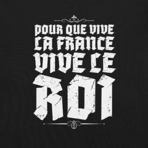 Alternative view of Tshirt Pour que vive la France, vive le Roi !