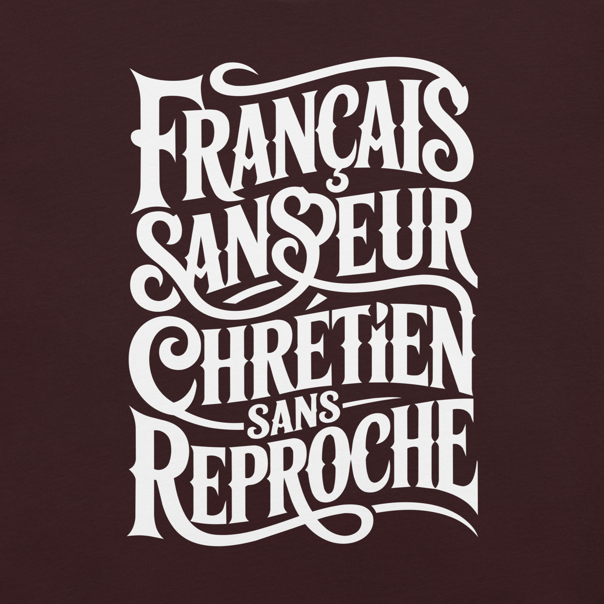 Tshirt Français sans peur, Chrétien sans reproche – Image 4