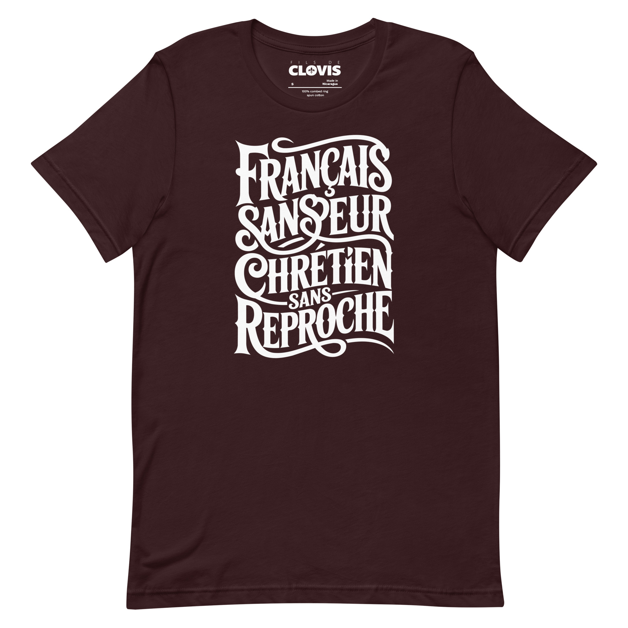 Tshirt Français sans peur, Chrétien sans reproche – Image 3