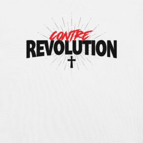 Alternative view of Tshirt blanc Contre-révolution