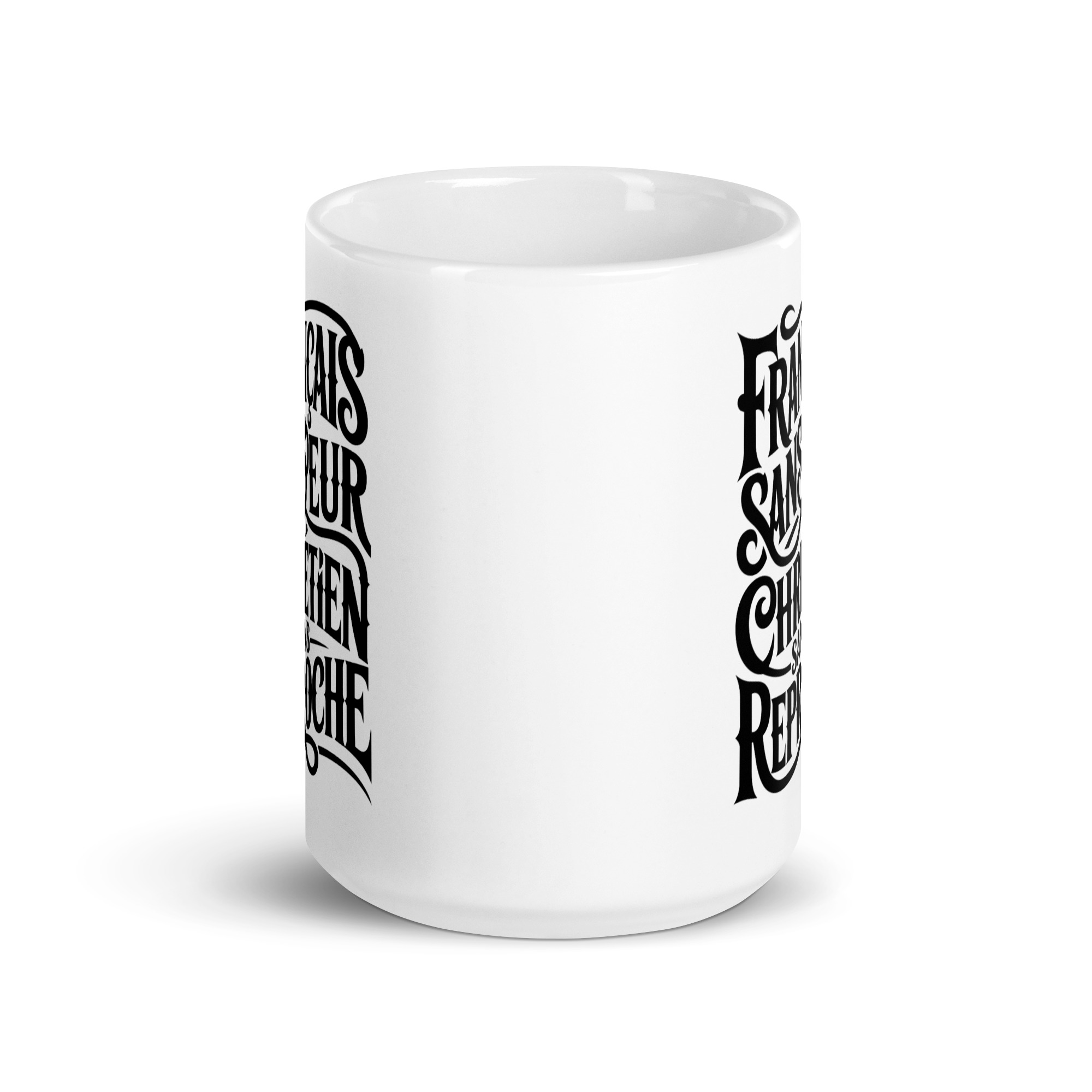 Mug blanc Français sans peur, Chrétien sans reproche – Image 7