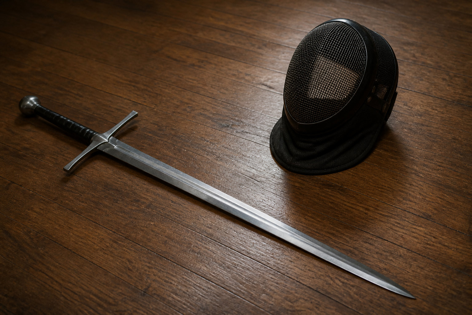 Des outils de fer et de cuir pour un duel sans péril